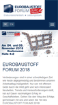Mobile Screenshot of eurobaustoff-forum.de